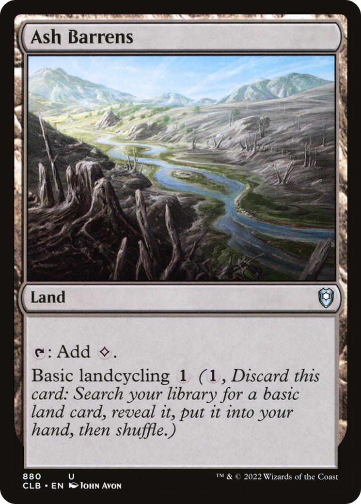 Ash Barrens (880) - Commander Legends: Battle for Baldur's Gate