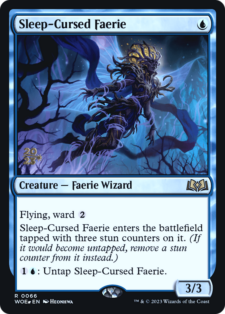 Sleep-Cursed Faerie (066) Foil - Wilds of Eldraine Promos