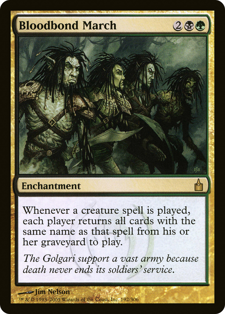 Bloodbond March (192) Foil - Ravnica: City of Guilds