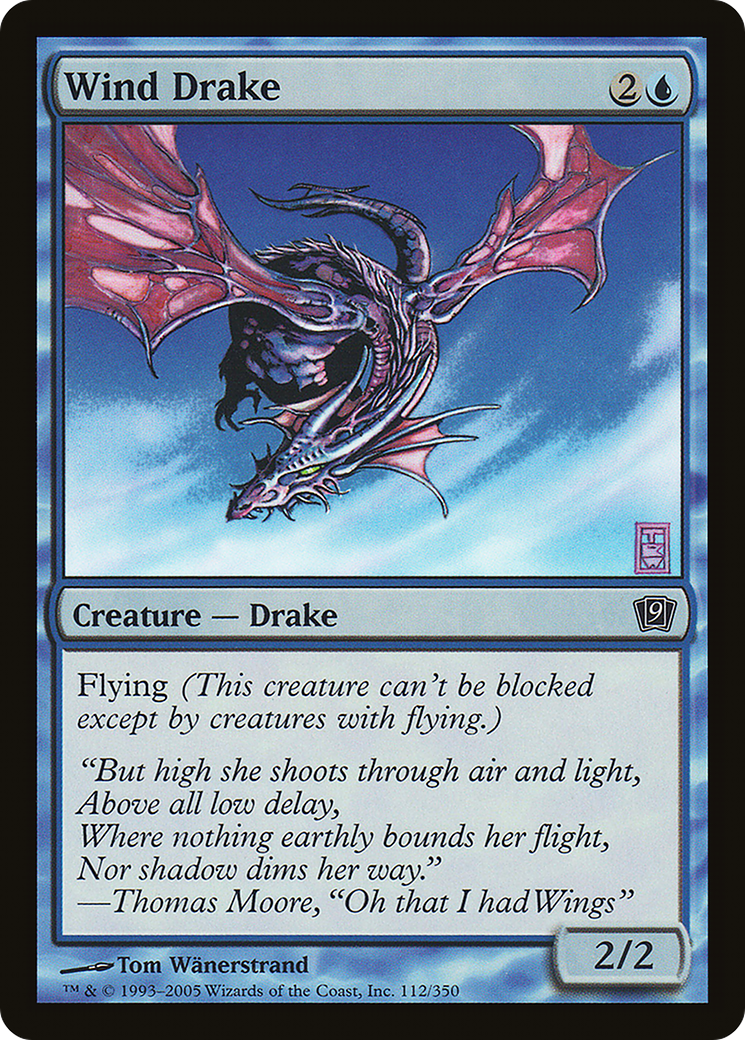 Wind Drake (112) Foil - Ninth Edition