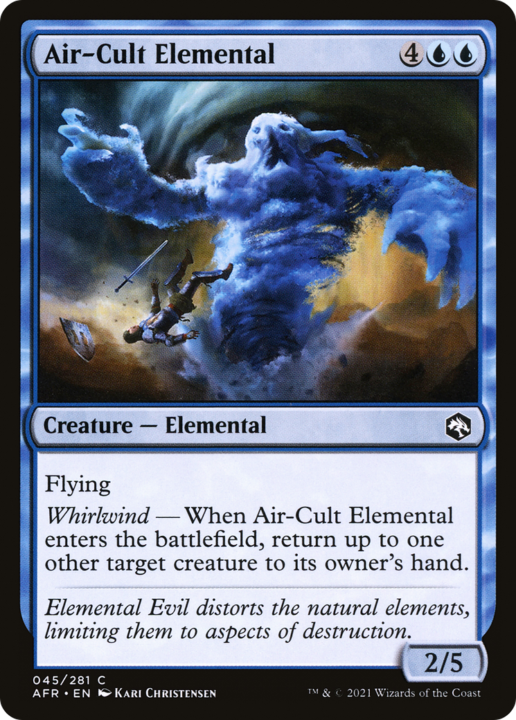 Air-Cult Elemental (045) Foil - Adventures in the Forgotten Realms