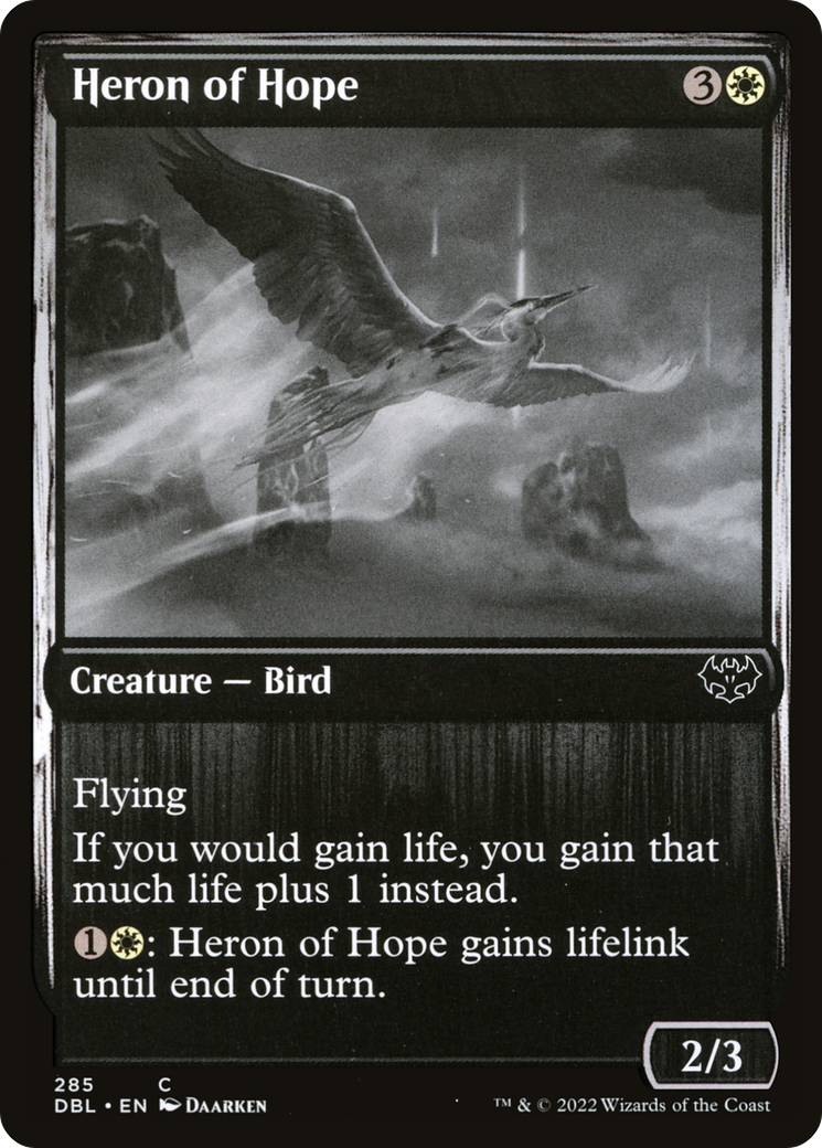 Heron of Hope (285) Foil - Innistrad: Double Feature
