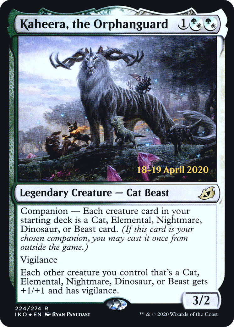 Kaheera, the Orphanguard (224s) Foil - Ikoria: Lair of Behemoths Promos