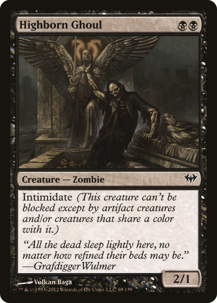 Highborn Ghoul (068) - Dark Ascension