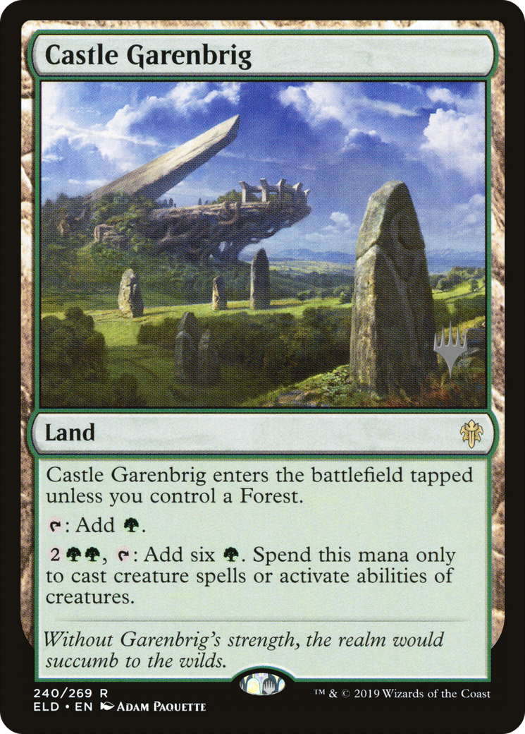 Castle Garenbrig (240p) Foil - Throne of Eldraine Promos