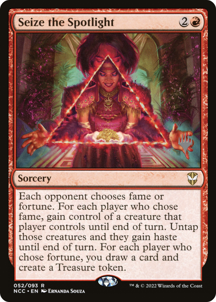 Seize the Spotlight (052) Foil - New Capenna Commander Promos