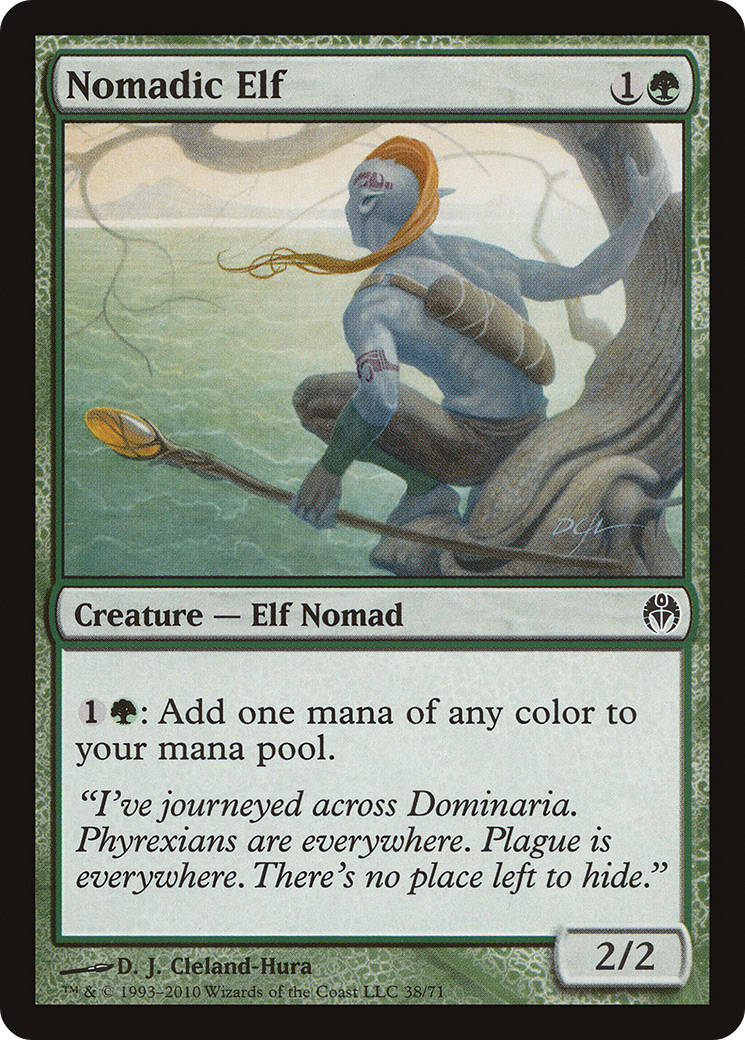 Nomadic Elf (038) - Duel Decks: Phyrexia vs. the Coalition