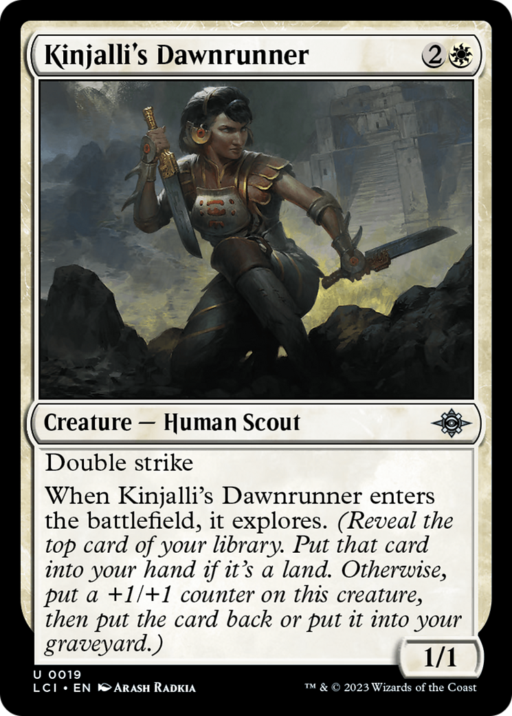 Kinjalli's Dawnrunner (019) Foil - The Lost Caverns of Ixalan