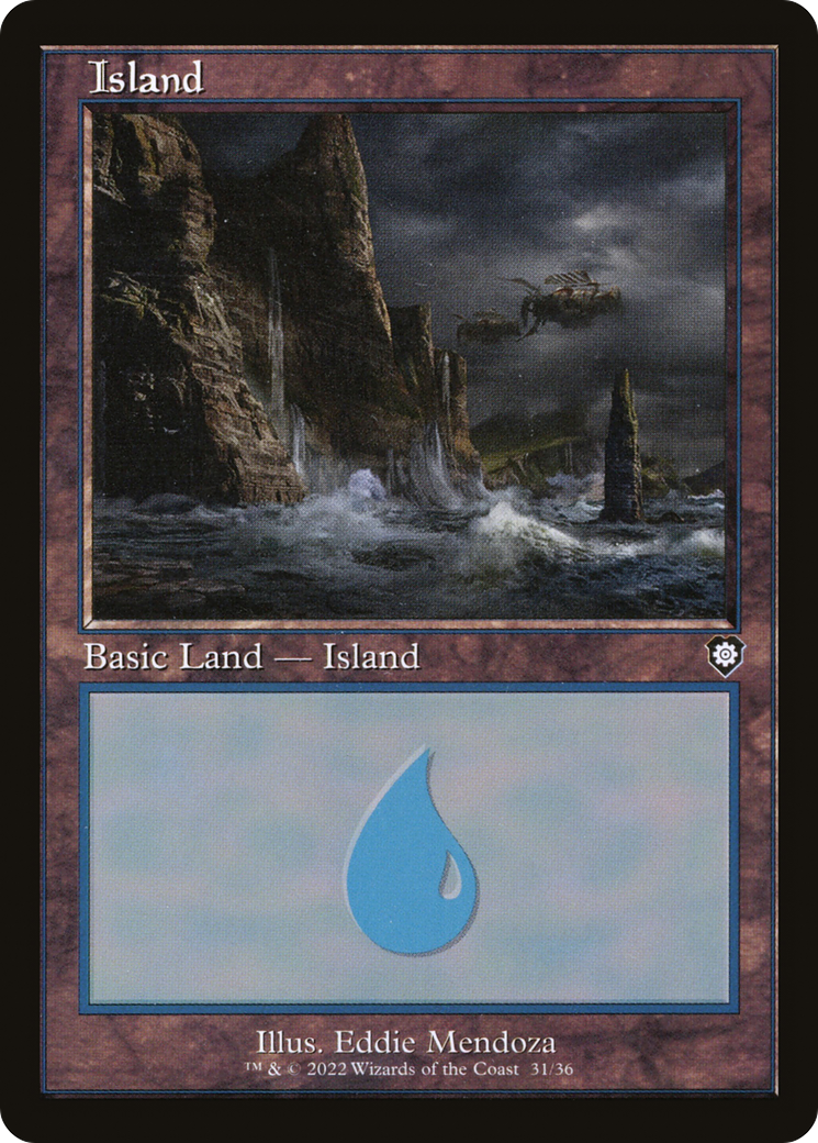 Island (Retro) (031) - The Brothers' War Commander