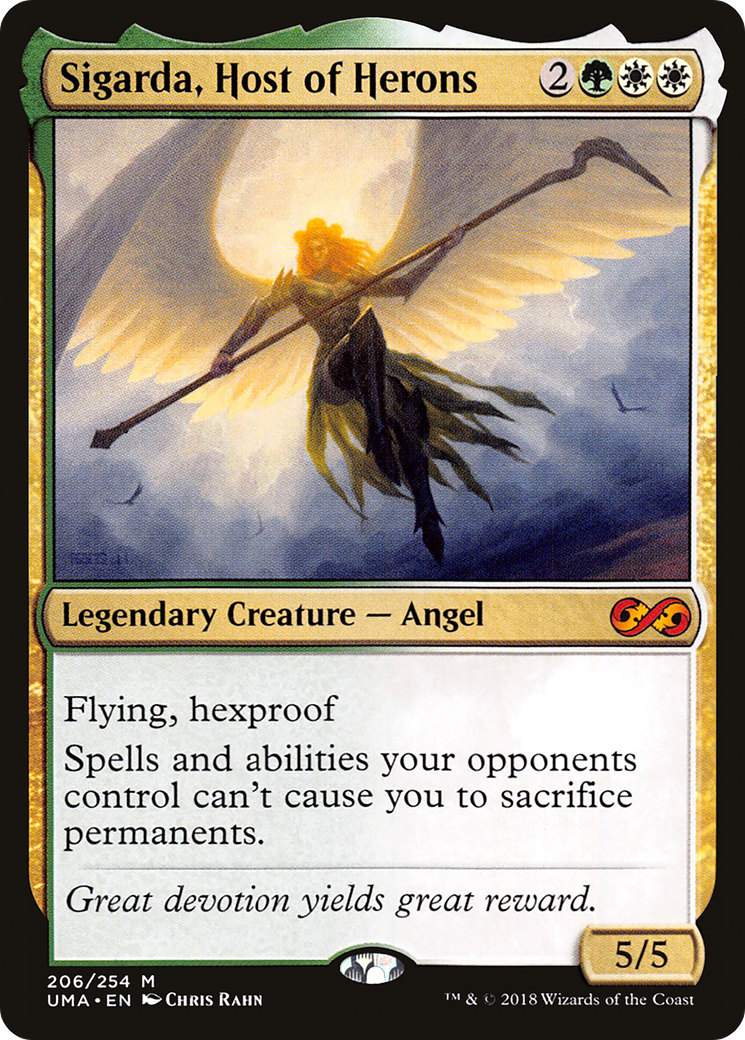 Sigarda, Host of Herons (206) Foil - Ultimate Masters