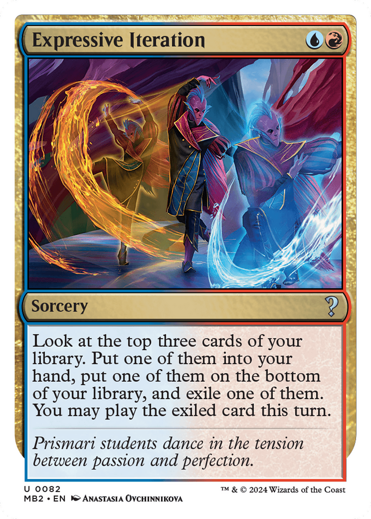 Expressive Iteration (White Border) (082) - Mystery Booster 2