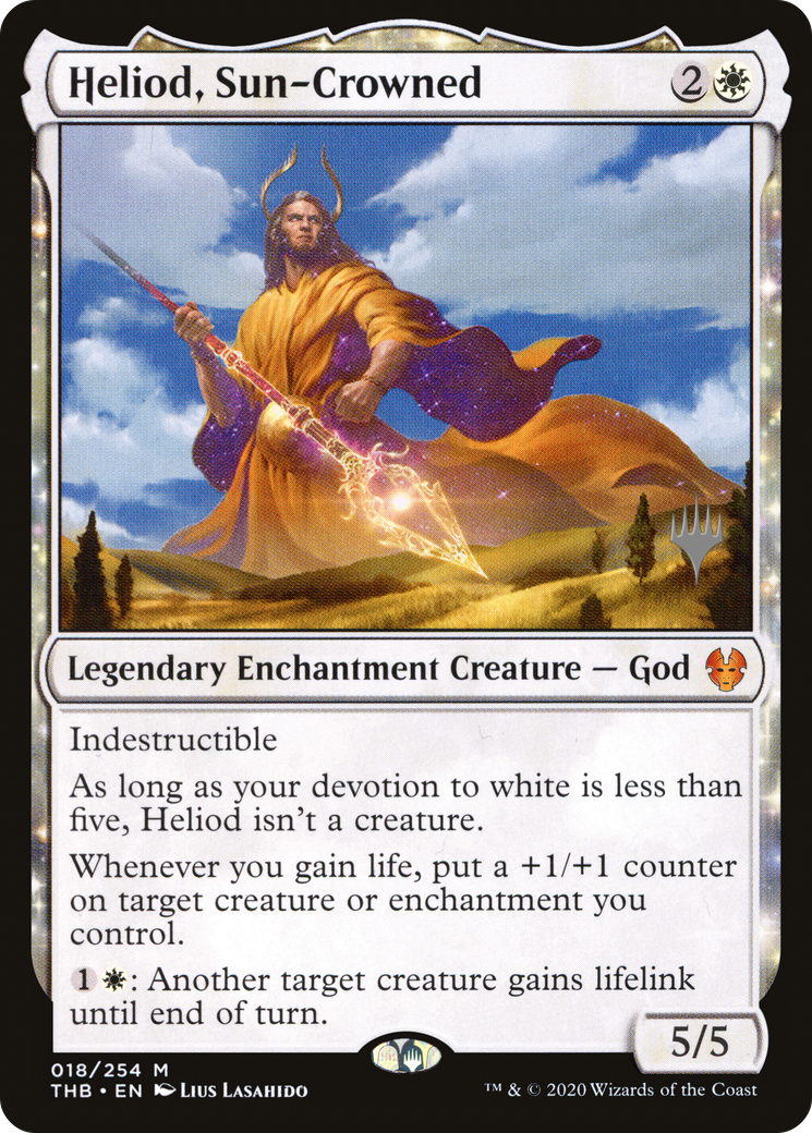 Heliod, Sun-Crowned (18p) - Theros Beyond Death Promos