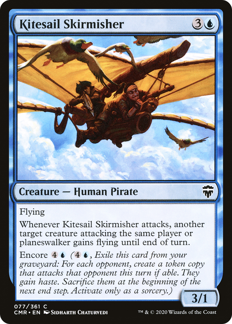 Kitesail Skirmisher (077) Foil - Commander Legends