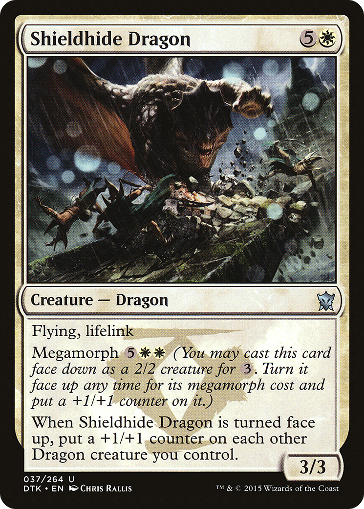 Shieldhide Dragon (037) - Dragons of Tarkir