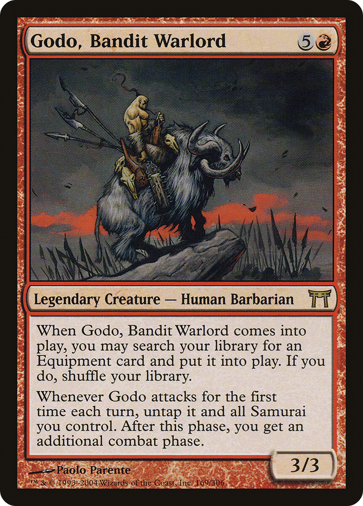Godo, Bandit Warlord (169) Foil - Champions of Kamigawa