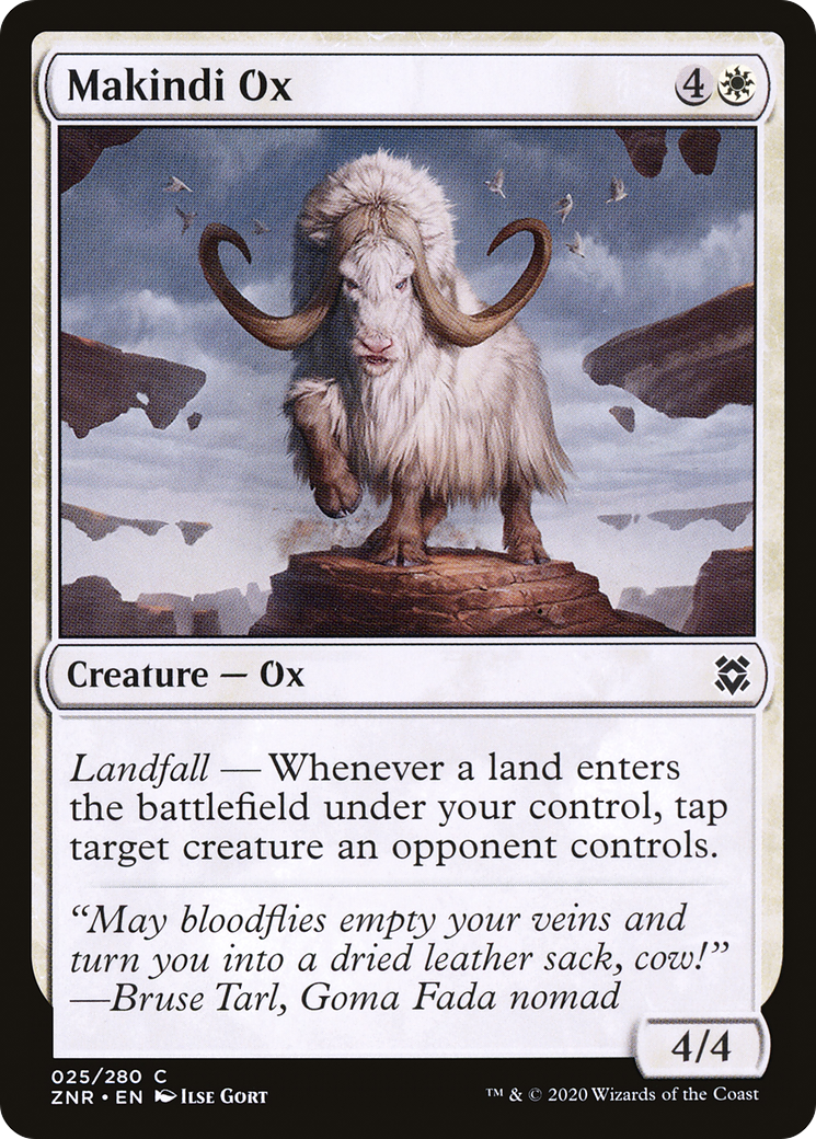 Makindi Ox (025) - Zendikar Rising