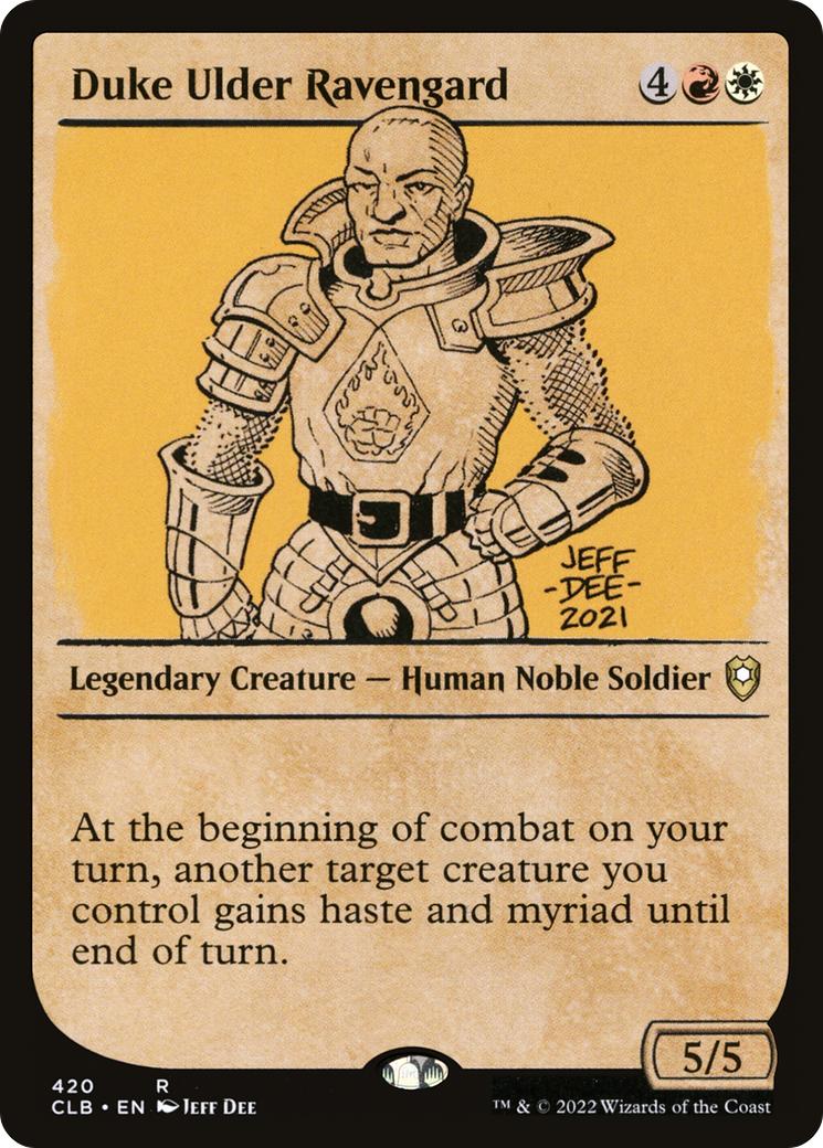 Duke Ulder Ravengard (Showcase) (420) - Commander Legends: Battle for Baldur's Gate