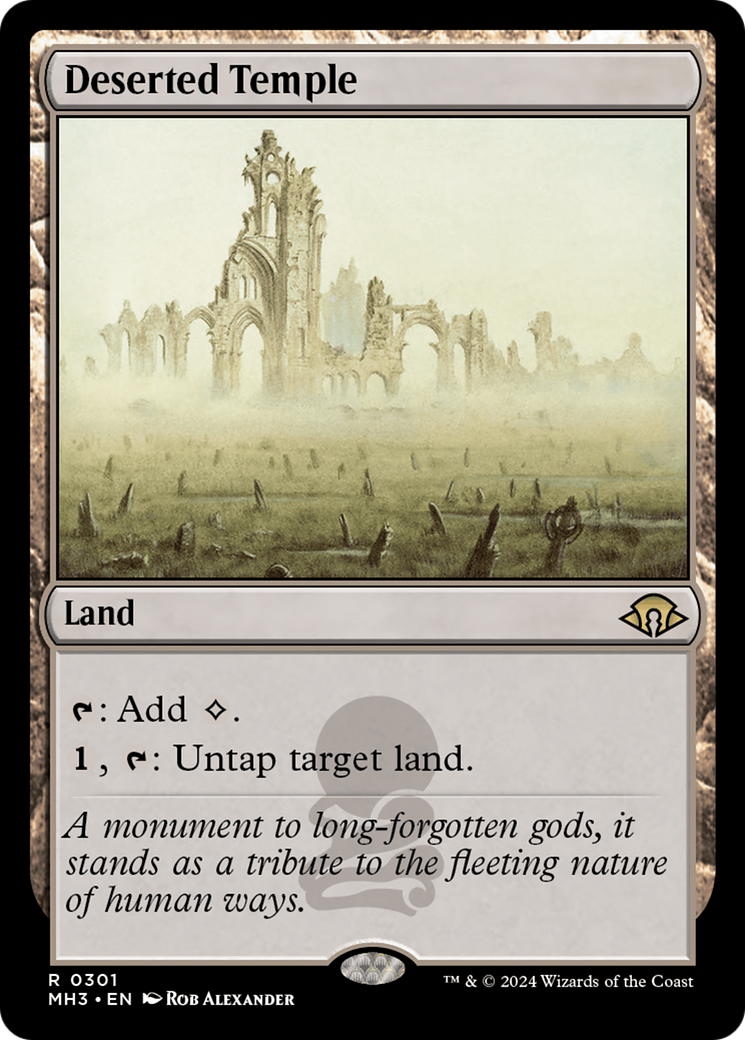 Deserted Temple (301) Foil - Modern Horizons 3