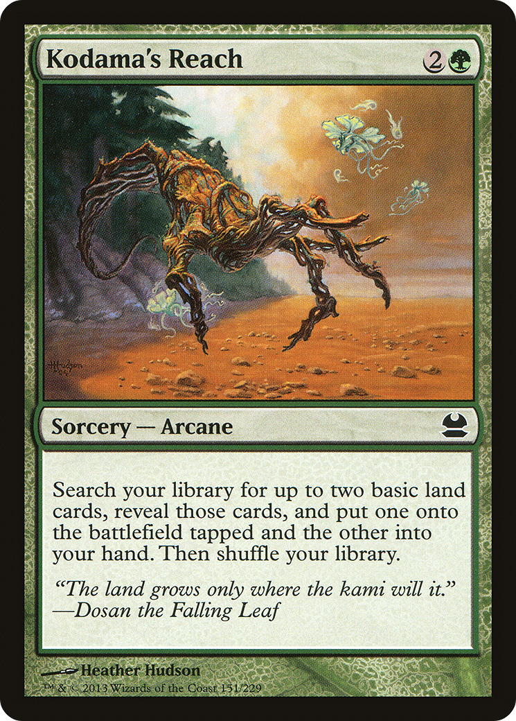 Kodama's Reach (151) Foil - Modern Masters