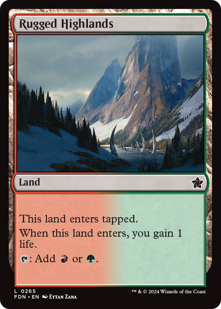Rugged Highlands (265) Foil - Foundations