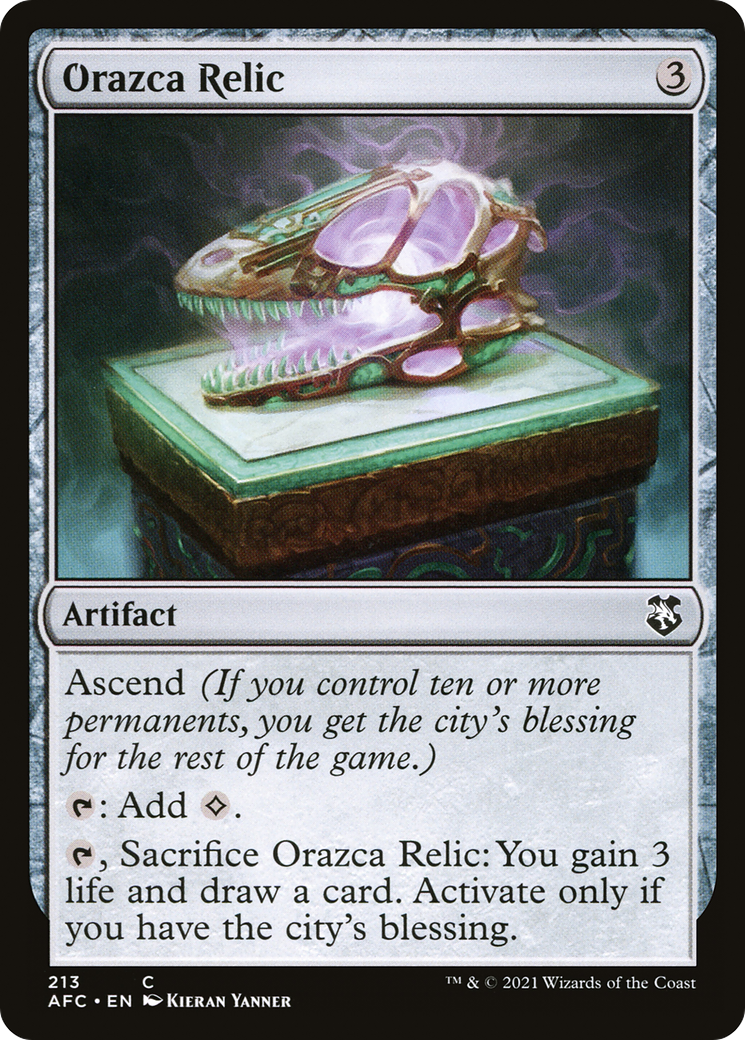 Orazca Relic (213) - Forgotten Realms Commander