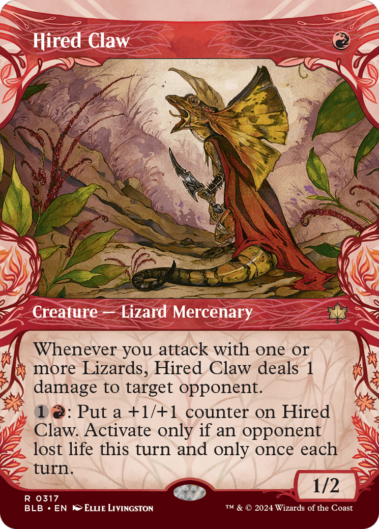 Hired Claw (Showcase) (317) - Bloomburrow