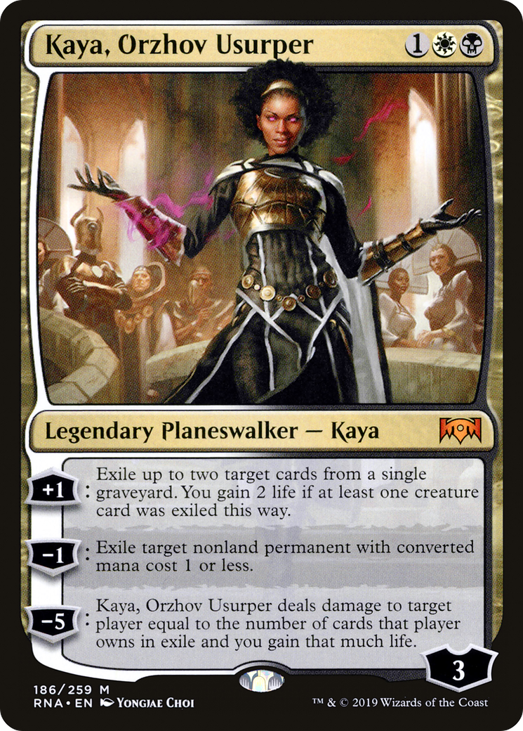 Kaya, Orzhov Usurper (186) Foil - Ravnica Allegiance