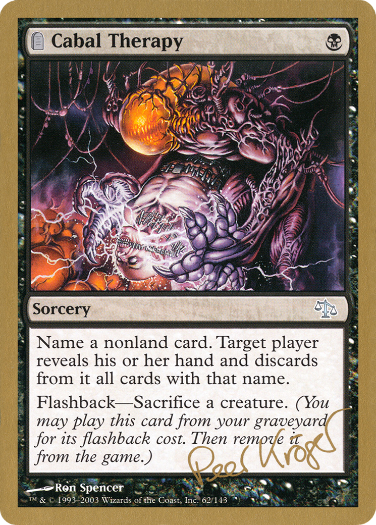 Cabal Therapy (pk62) - World Championship Decks 2003