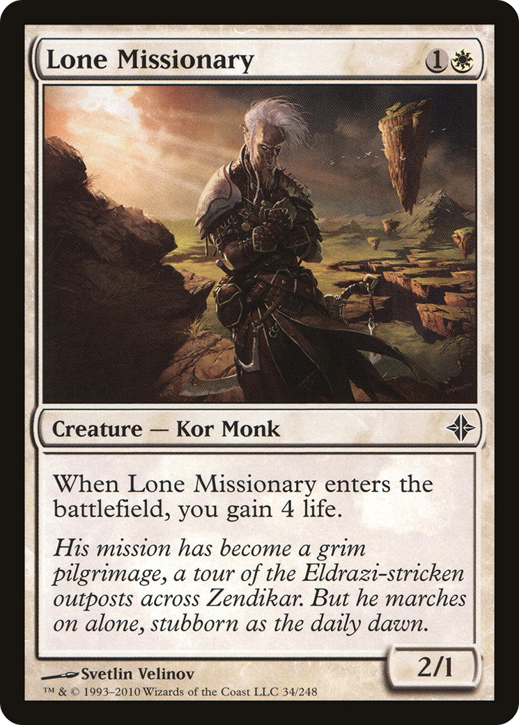 Lone Missionary (034) - Rise of the Eldrazi
