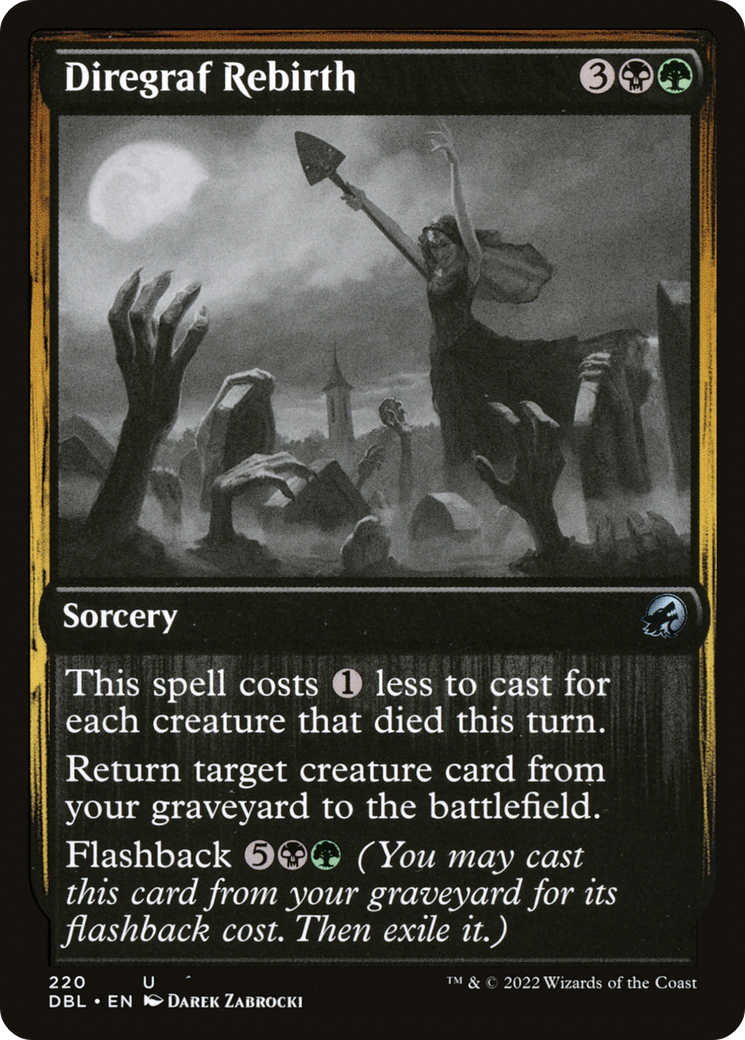 Diregraf Rebirth (220) Foil - Innistrad: Double Feature