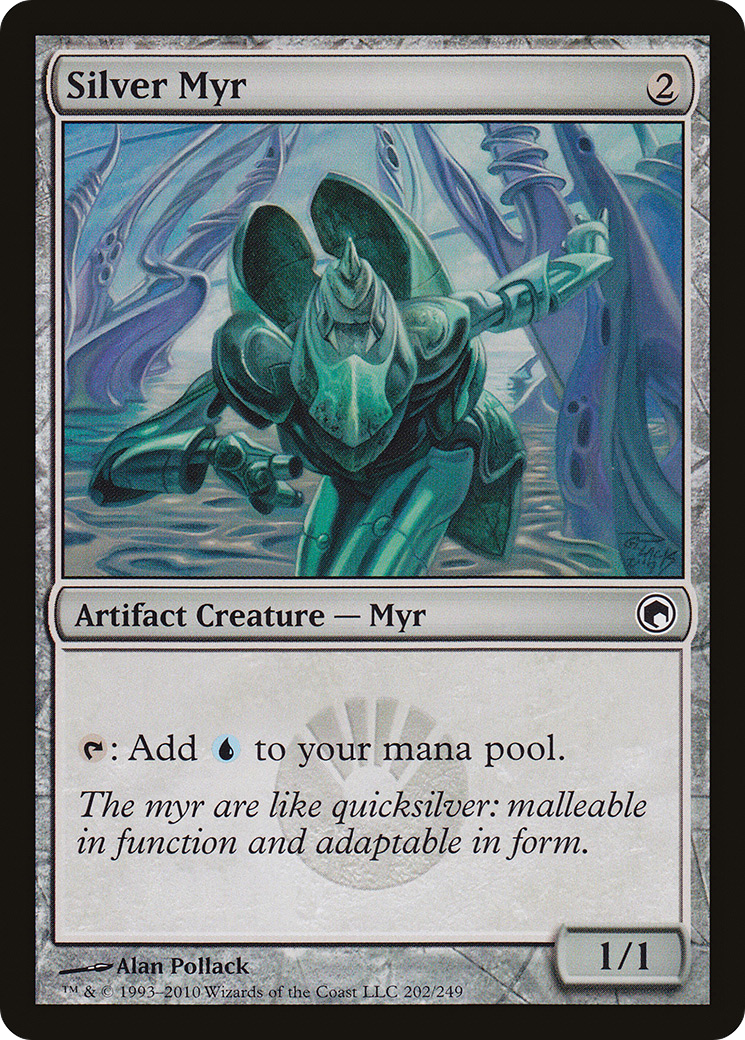 Silver Myr (202) Foil - Scars of Mirrodin