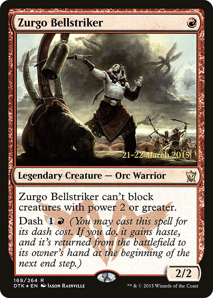 Zurgo Bellstriker (169) Foil - Dragons of Tarkir Promos