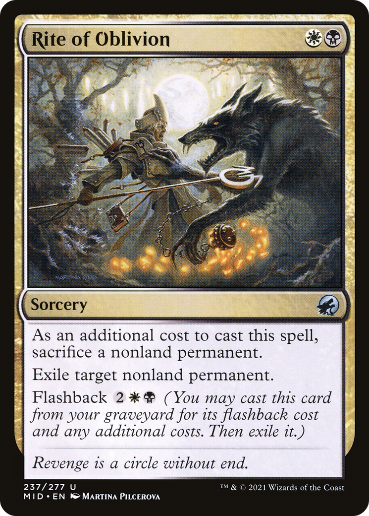 Rite of Oblivion (237) Foil - Innistrad: Midnight Hunt