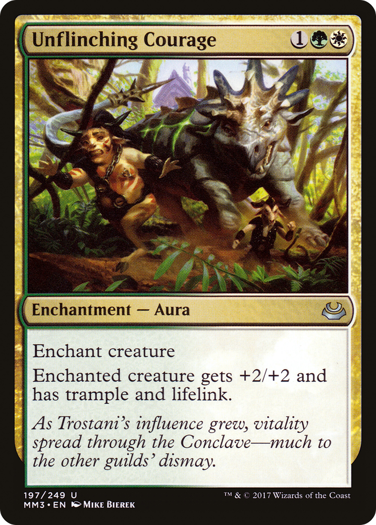 Unflinching Courage (197) Foil - Modern Masters 2017