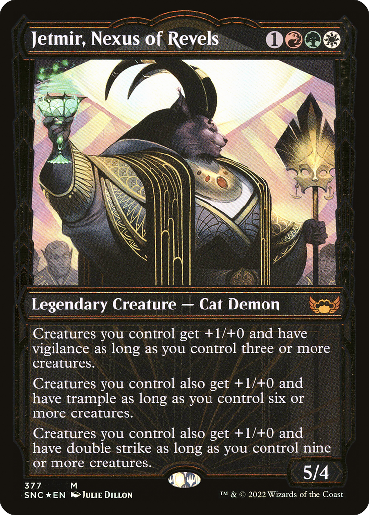 Jetmir, Nexus of Revels (Gilded Foil) (377) Foil - Streets of New Capenna