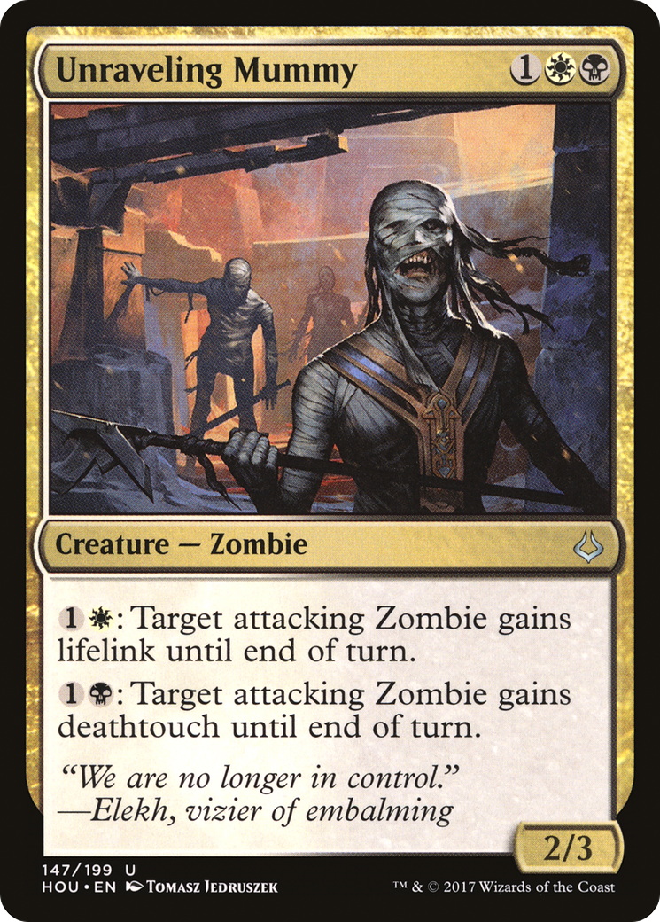 Unraveling Mummy (147) Foil - Hour of Devastation