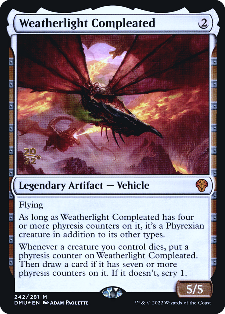 Weatherlight Compleated (242) Foil - Dominaria United Promos
