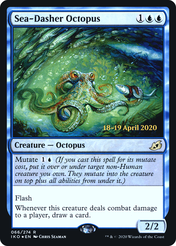 Sea-Dasher Octopus (066) Foil - Ikoria: Lair of Behemoths Promos