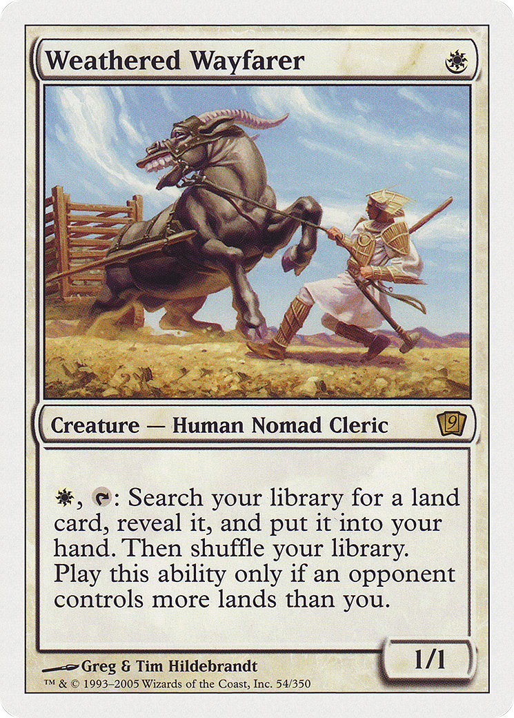 Weathered Wayfarer (054) Foil - Ninth Edition