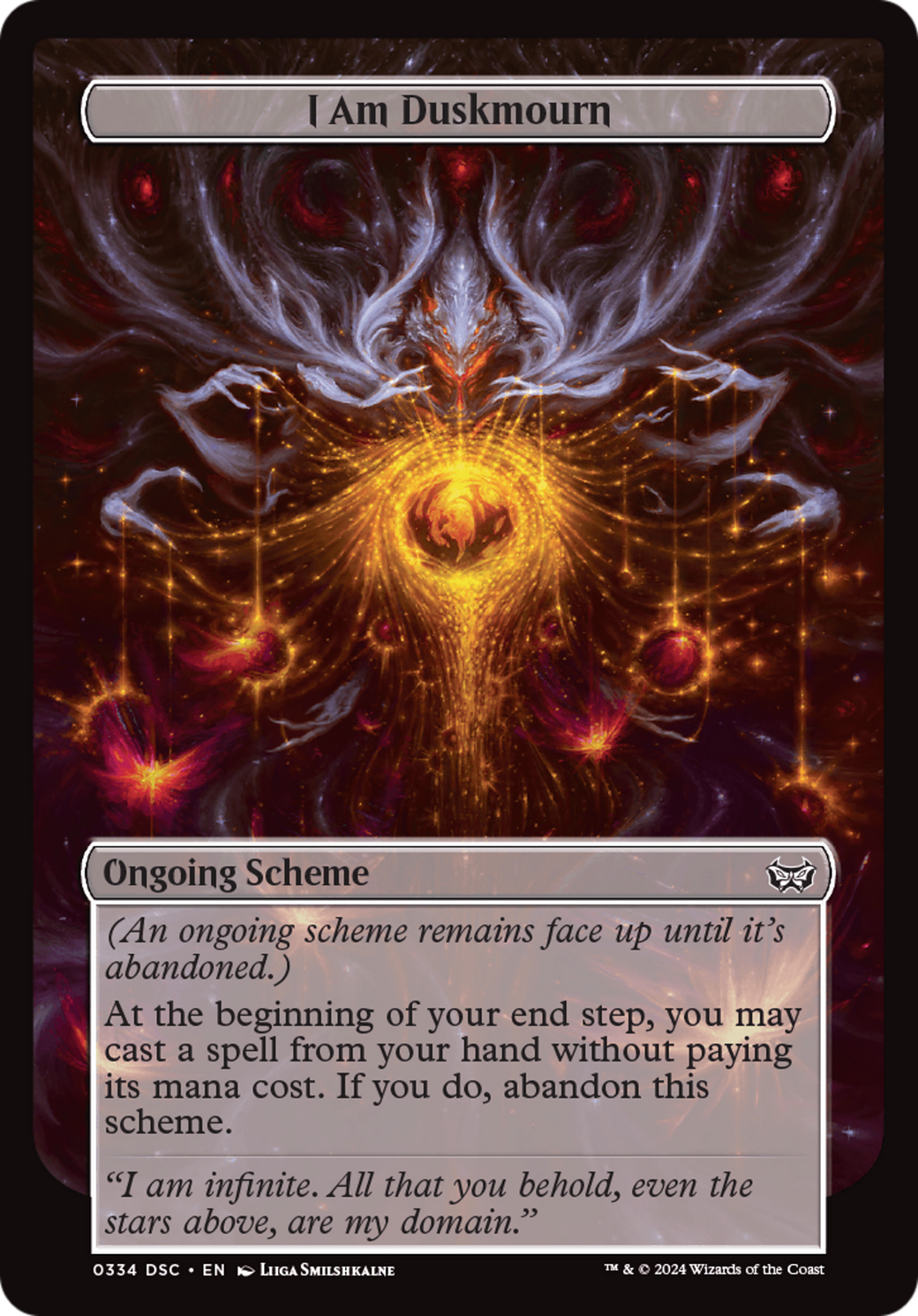 I Am Duskmourn (Full Art) (334) - Duskmourn: House of Horror Commander