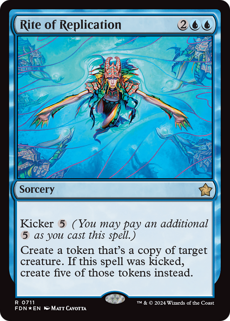 Rite of Replication (711) Foil - Foundations