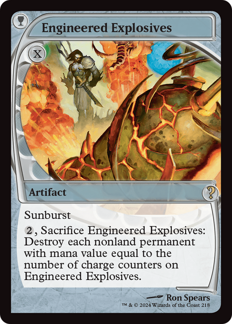 Engineered Explosives (Future Sight) (218) - Mystery Booster 2
