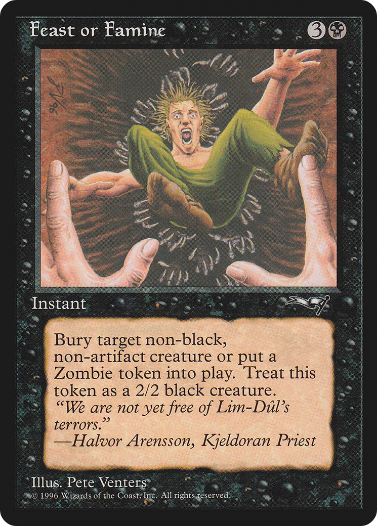 Feast or Famine (a) - Alliances
