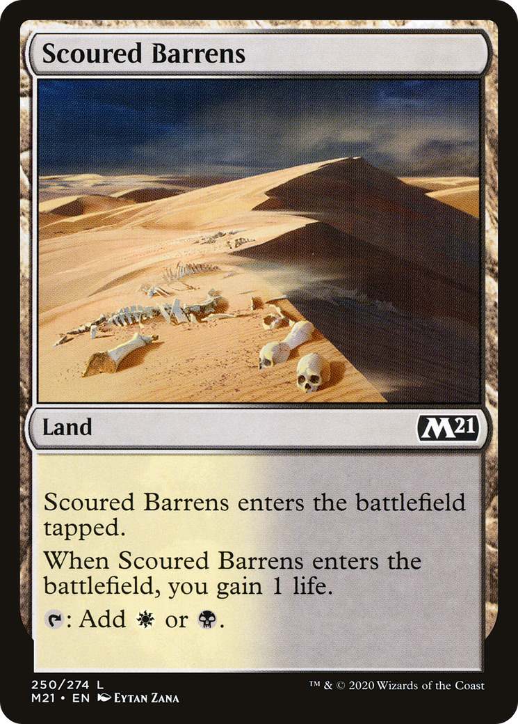 Scoured Barrens (250) - Core Set 2021