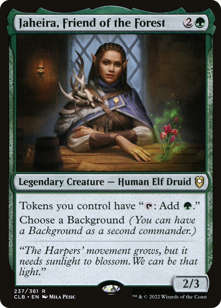 Jaheira, Friend of the Forest (237) - Commander Legends: Battle for Baldur's Gate