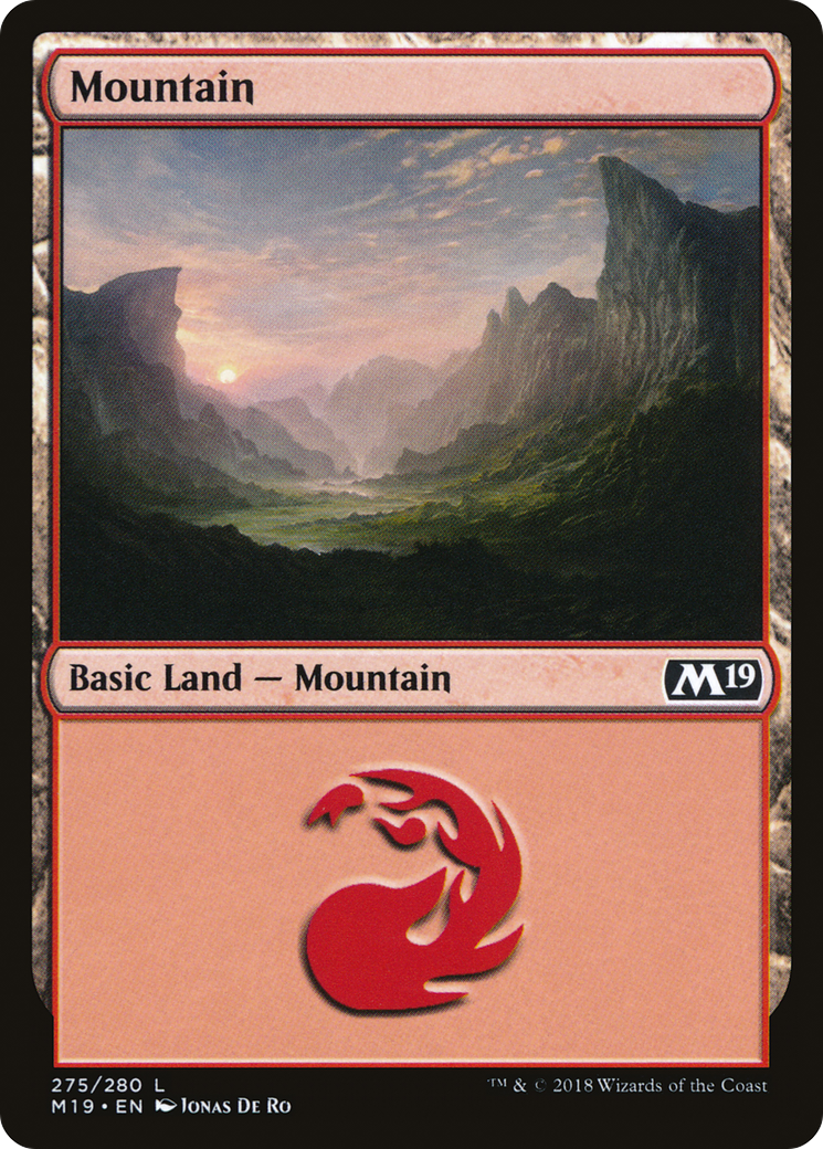 Mountain (275) - Core Set 2019