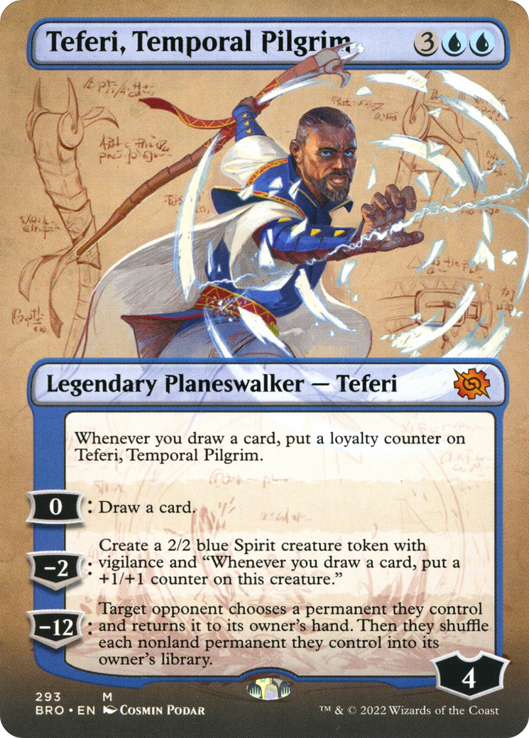 Teferi, Temporal Pilgrim (293) Foil - The Brothers' War