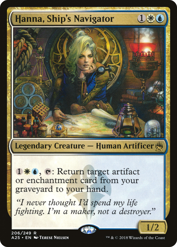 Hanna, Ship's Navigator (206) - Masters 25