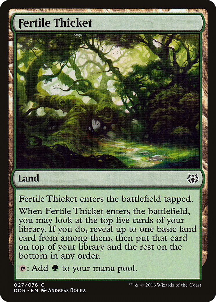 Fertile Thicket (027) - Duel Decks: Nissa vs. Ob Nixilis