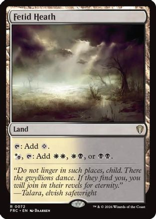 Fetid Heath (072) - Commander: Reality Fracture